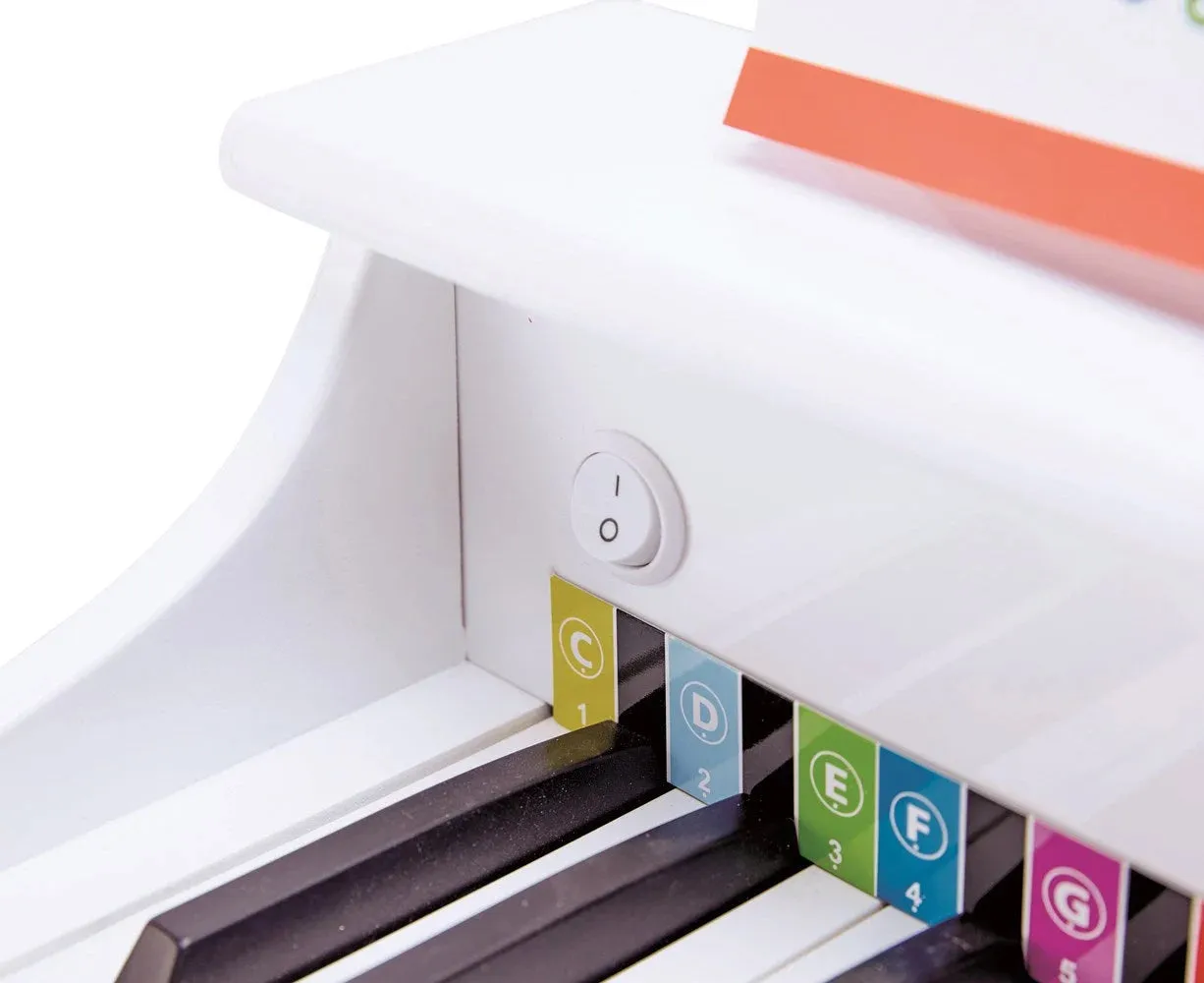 Hape Deluxe Grand Piano (White)