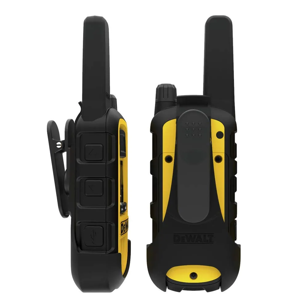 Heavy-Duty 2-Watt Jobsite FRS Walkie Talkies.