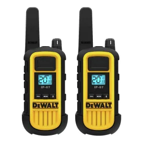 Heavy-Duty 2-Watt Jobsite FRS Walkie Talkies.