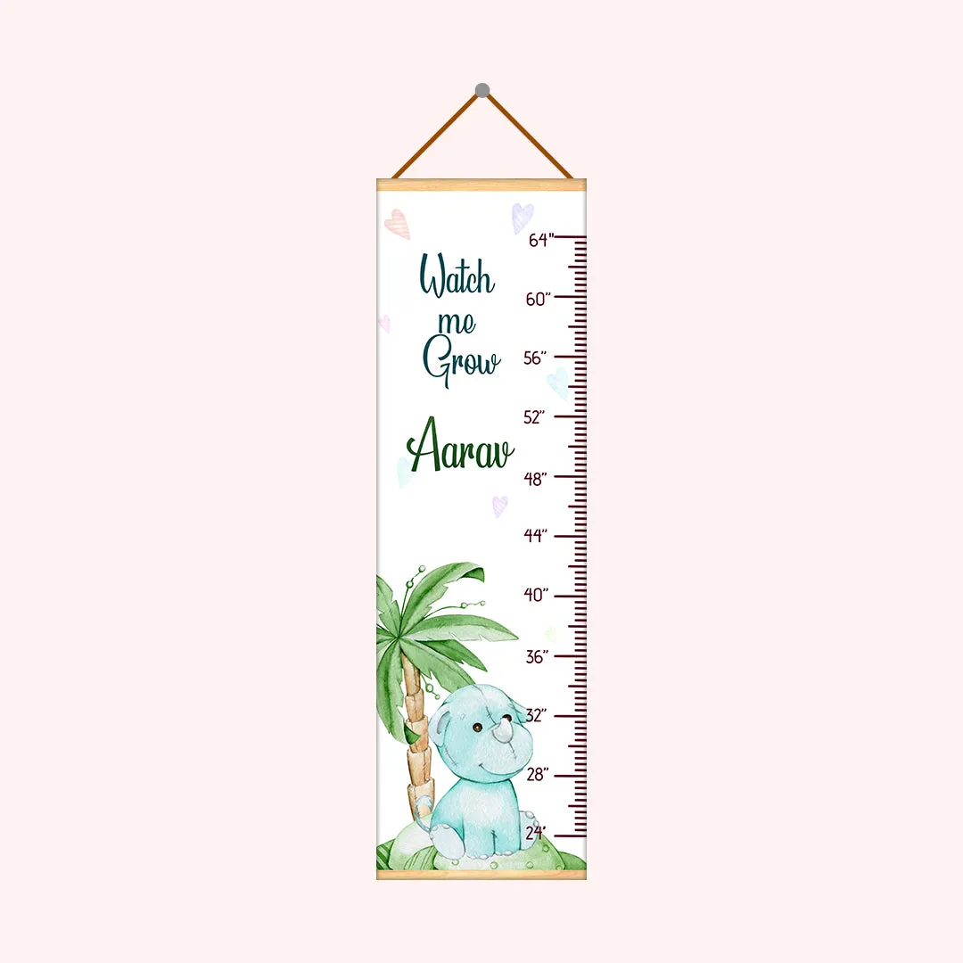 Hippopotamus theme Kids Growth scale