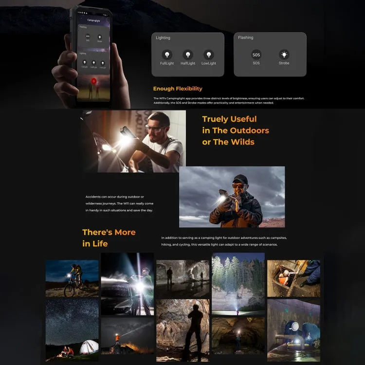 HOTWAV W11 Rugged Smartphone with Night Vision and Massive 20800mAh Battery, 6.6" Android 13, MT8788 Octa-Core, 4G Network, OTG, Call Recording Features