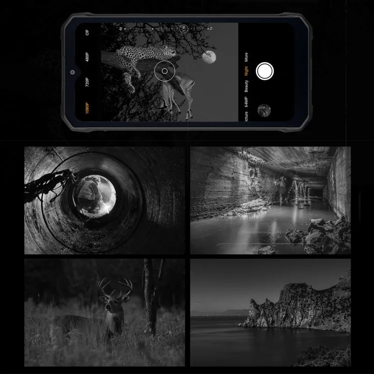 HOTWAV W11 Rugged Smartphone with Night Vision and Massive 20800mAh Battery, 6.6" Android 13, MT8788 Octa-Core, 4G Network, OTG, Call Recording Features