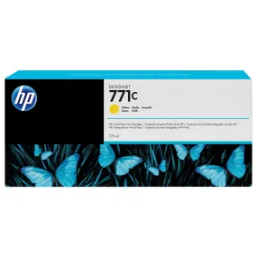 HP 771C 775ml Yellow DesignJet Original Ink Cartridge B6Y10A