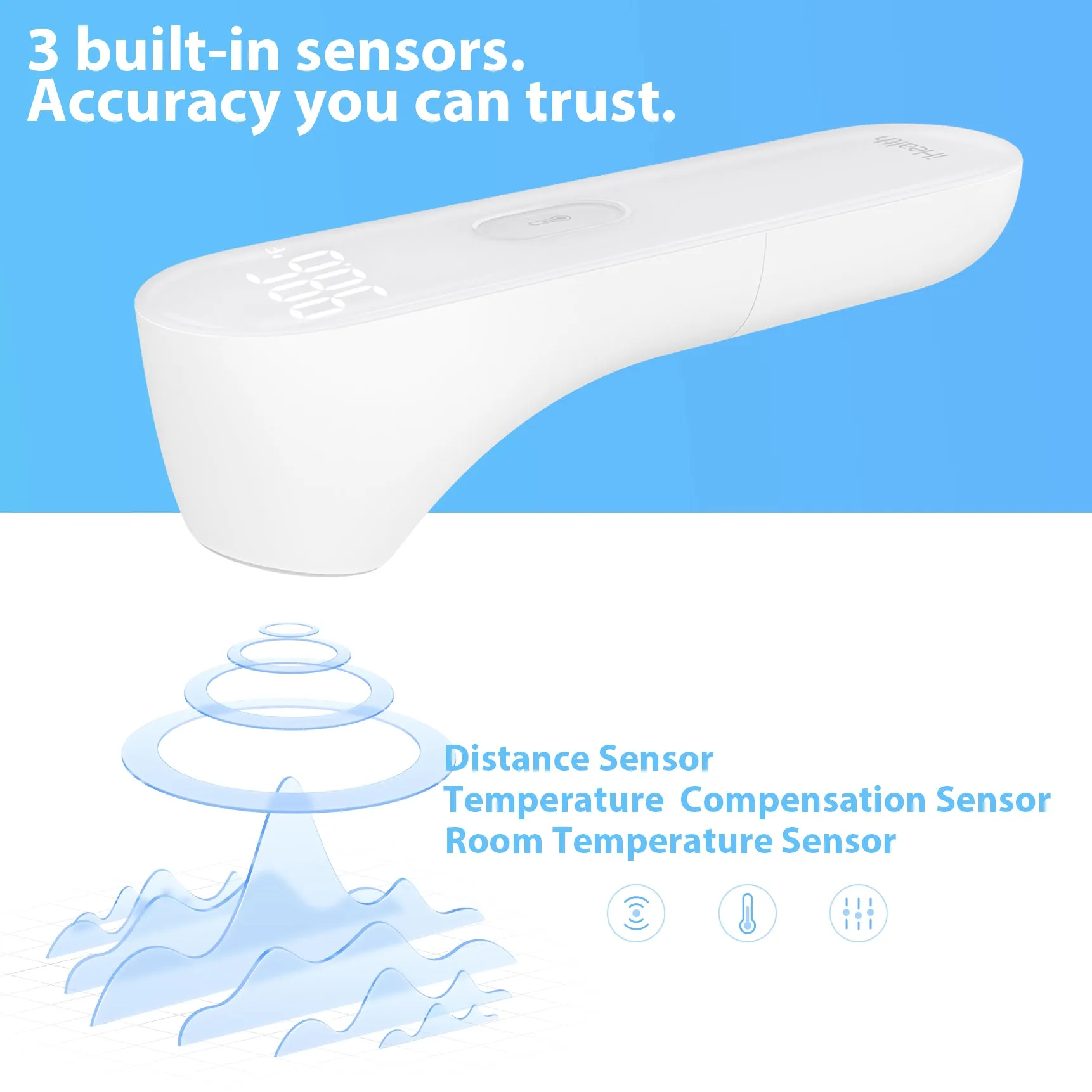 iHealth Thermometer - Infrared Forehead Non-Contact Thermometer