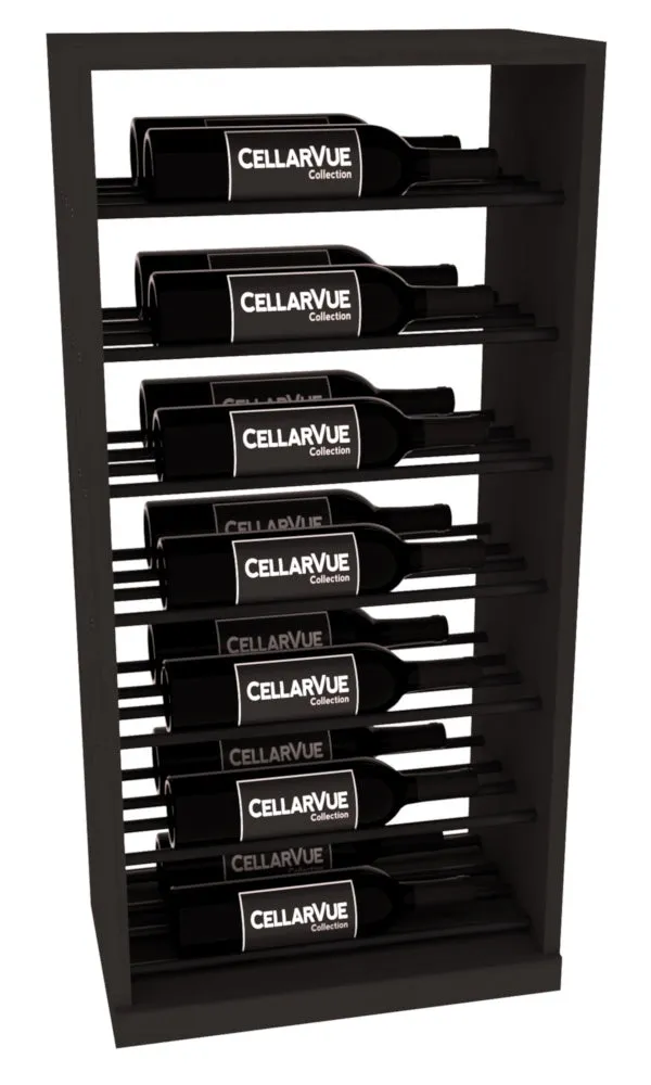 InstaCellar - 17.5" Horizontal Base Display - Black Metal Rods
