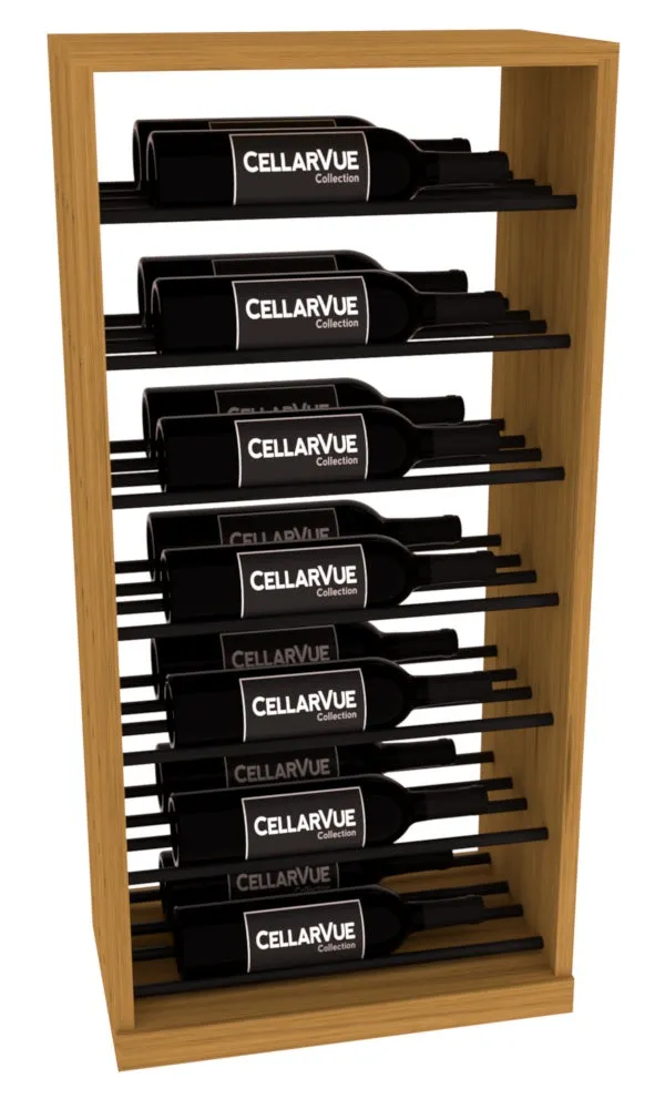 InstaCellar - 17.5" Horizontal Base Display - Black Metal Rods