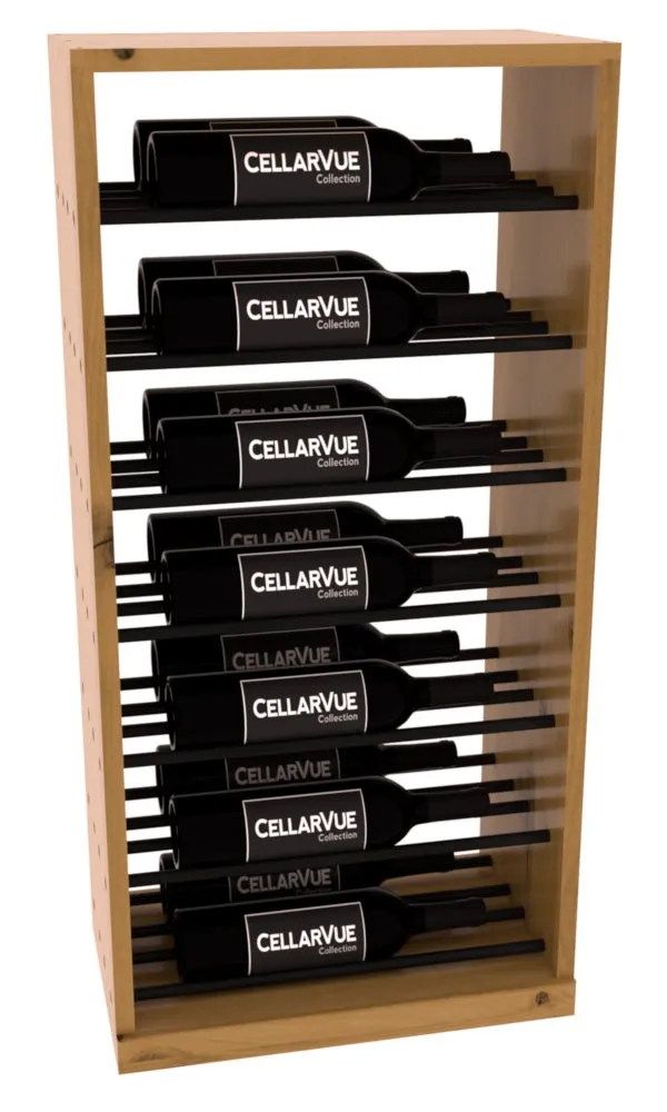 InstaCellar - 17.5" Horizontal Base Display - Black Metal Rods
