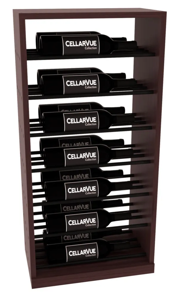 InstaCellar - 17.5" Horizontal Base Display - Black Metal Rods