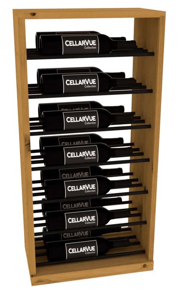 InstaCellar - 17.5" Horizontal Base Display - Black Metal Rods