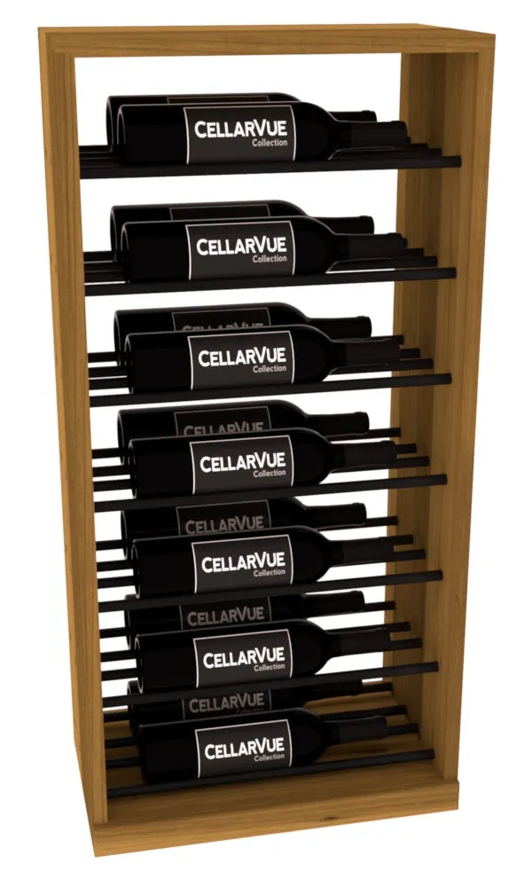 InstaCellar - 17.5" Horizontal Base Display - Black Metal Rods