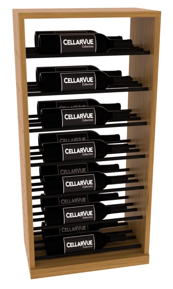 InstaCellar - 17.5" Horizontal Base Display - Black Metal Rods