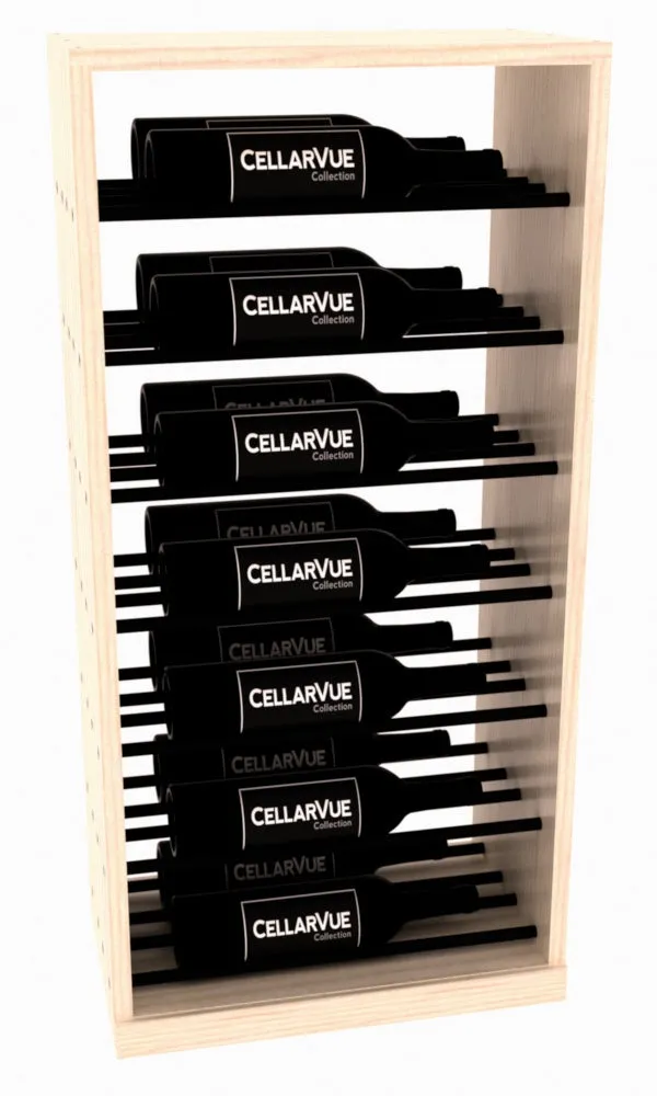 InstaCellar - 17.5" Horizontal Base Display - Black Metal Rods