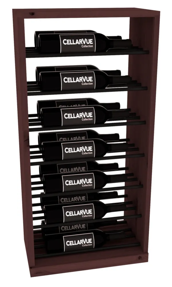 InstaCellar - 17.5" Horizontal Base Display - Black Metal Rods