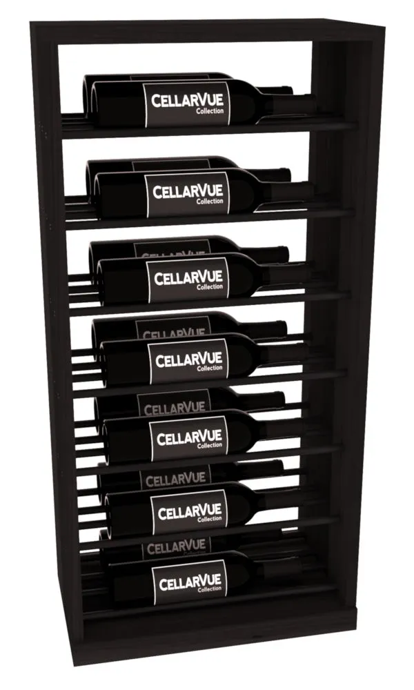 InstaCellar - 17.5" Horizontal Base Display - Black Metal Rods