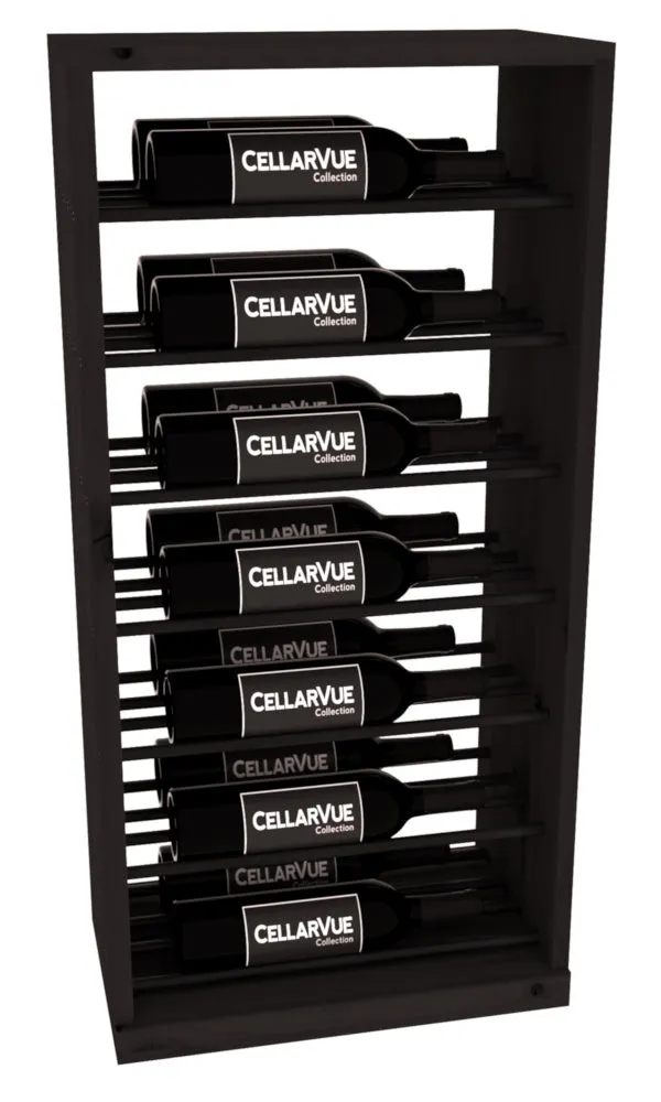 InstaCellar - 17.5" Horizontal Base Display - Black Metal Rods