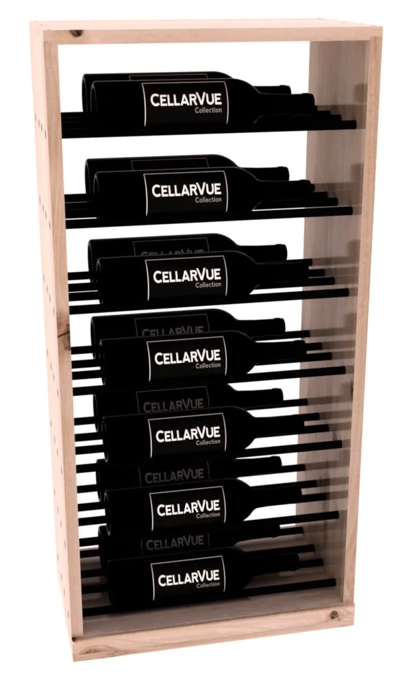InstaCellar - 17.5" Horizontal Base Display - Black Metal Rods