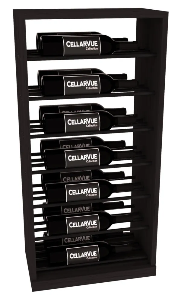 InstaCellar - 17.5" Horizontal Base Display - Black Metal Rods