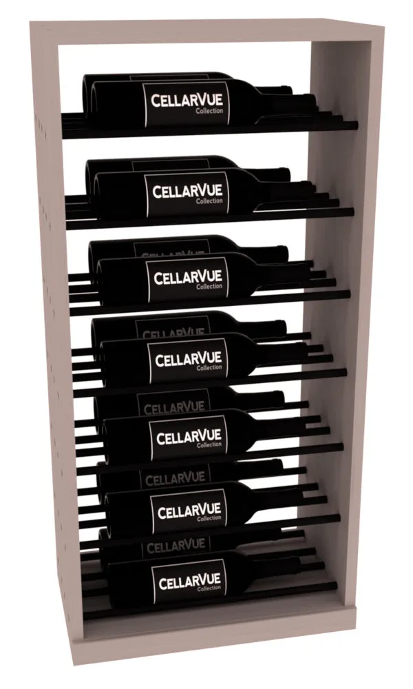 InstaCellar - 17.5" Horizontal Base Display - Black Metal Rods