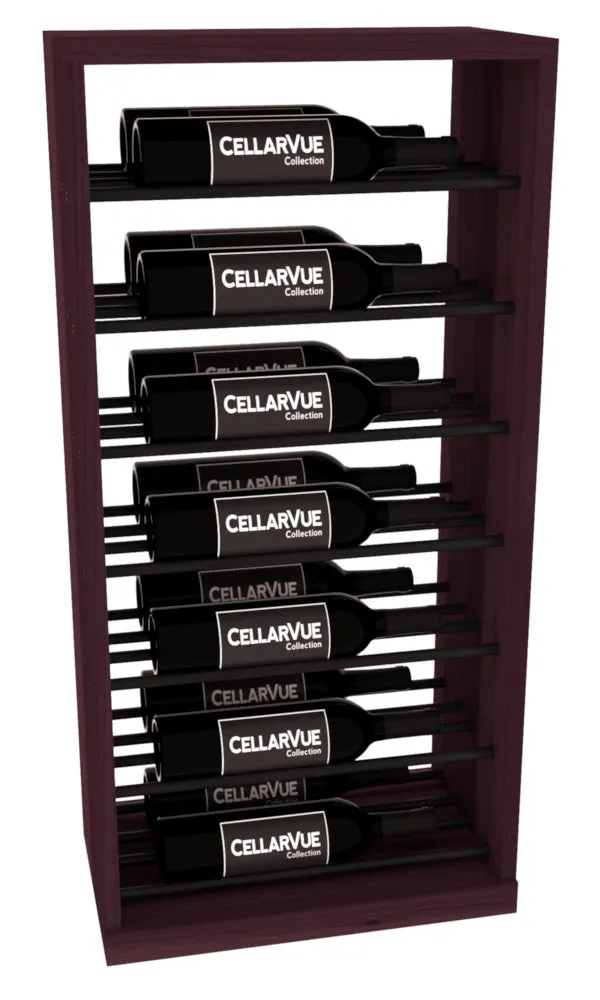 InstaCellar - 17.5" Horizontal Base Display - Black Metal Rods