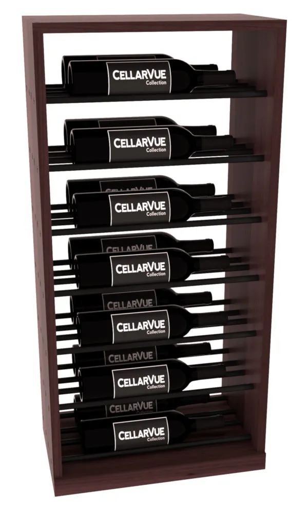 InstaCellar - 17.5" Horizontal Base Display - Black Metal Rods