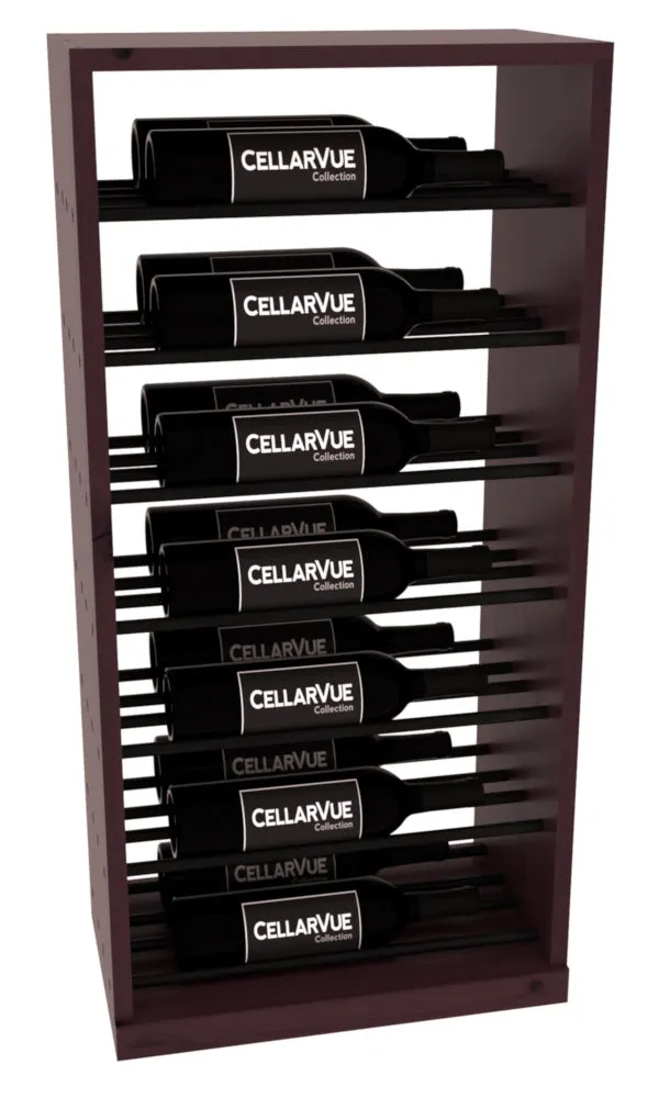 InstaCellar - 17.5" Horizontal Base Display - Black Metal Rods