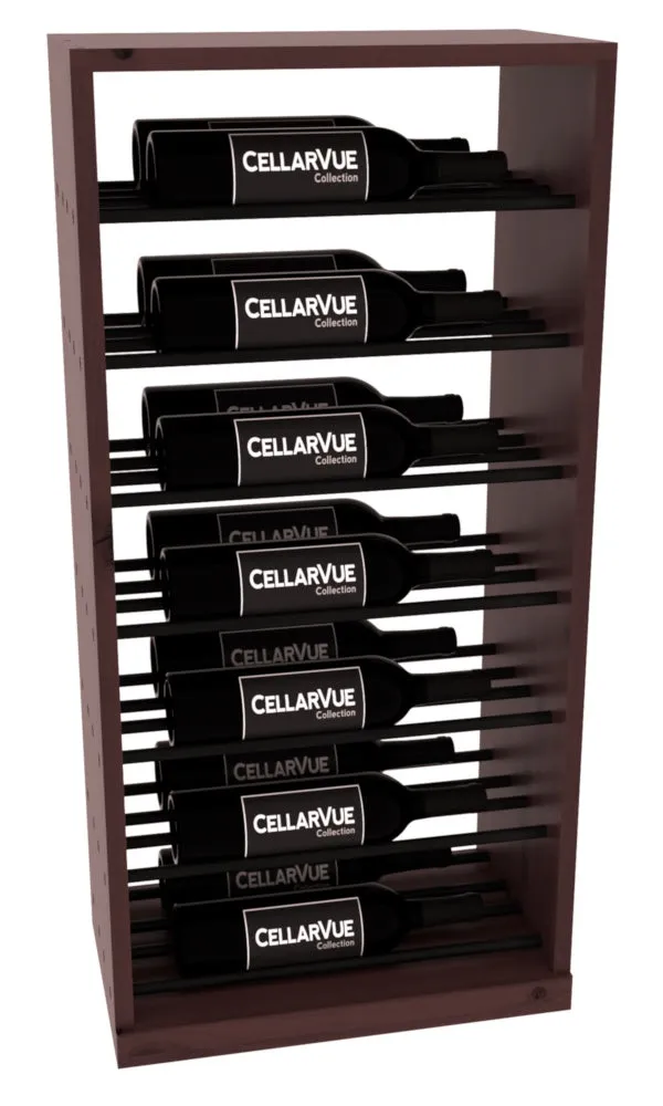 InstaCellar - 17.5" Horizontal Base Display - Black Metal Rods