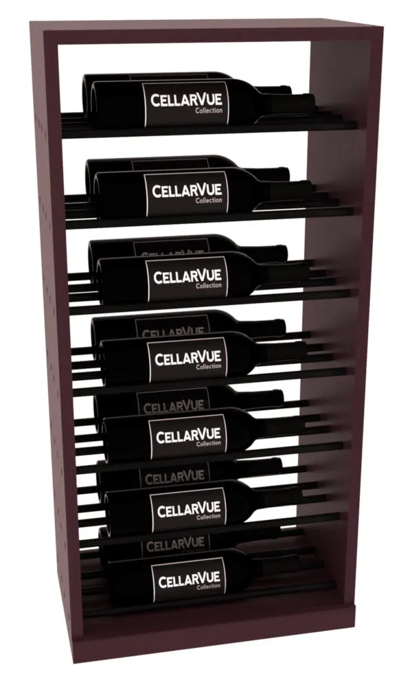 InstaCellar - 17.5" Horizontal Base Display - Black Metal Rods