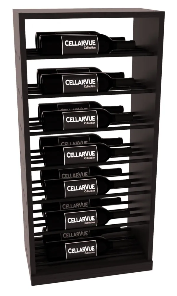 InstaCellar - 17.5" Horizontal Base Display - Black Metal Rods