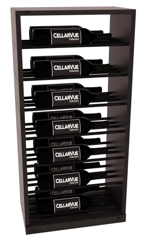 InstaCellar - 17.5" Horizontal Base Display - Black Metal Rods