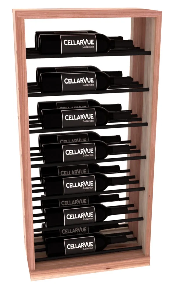 InstaCellar - 17.5" Horizontal Base Display - Black Metal Rods