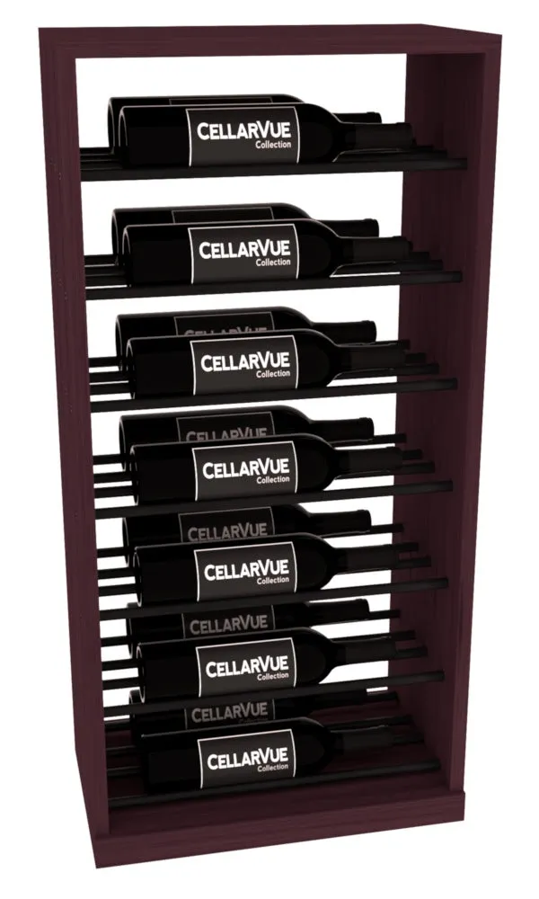InstaCellar - 17.5" Horizontal Base Display - Black Metal Rods