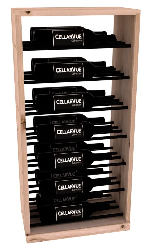 InstaCellar - 17.5" Horizontal Base Display - Black Metal Rods