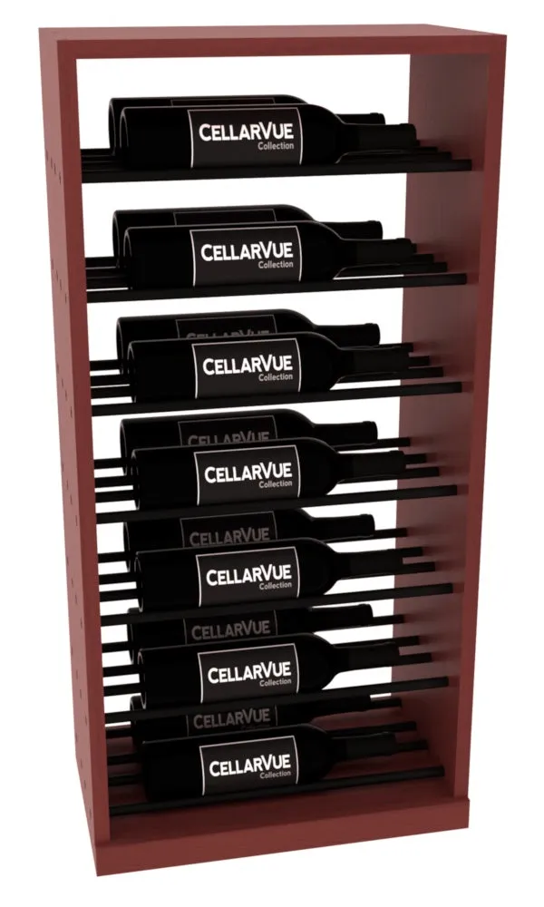 InstaCellar - 17.5" Horizontal Base Display - Black Metal Rods