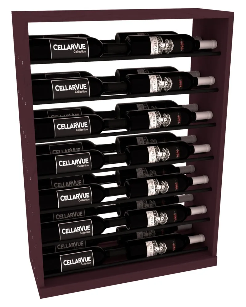 InstaCellar - 26" Horizontal Base Display - Black Metal Rods