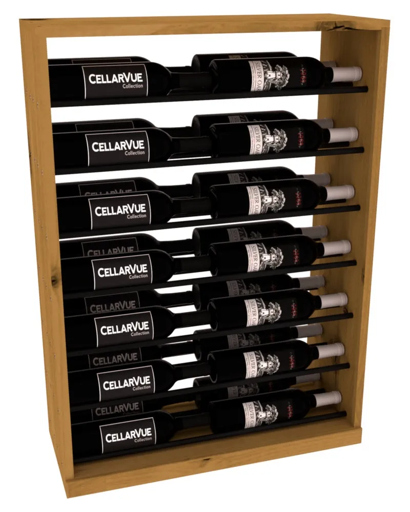 InstaCellar - 26" Horizontal Base Display - Black Metal Rods