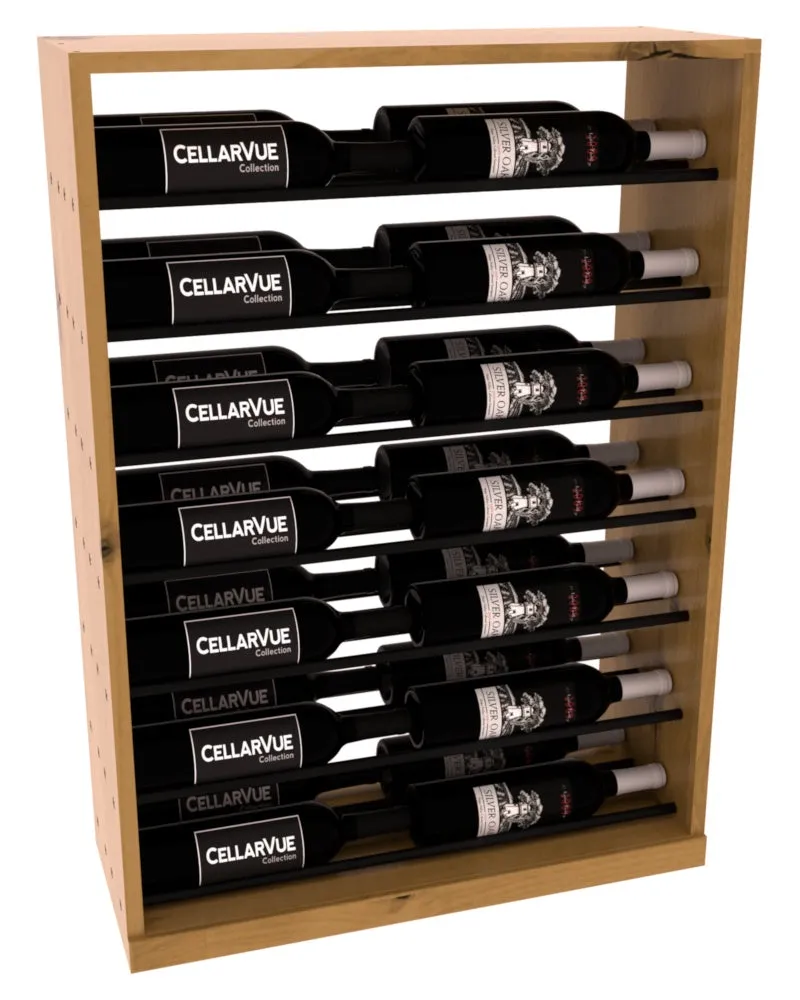 InstaCellar - 26" Horizontal Base Display - Black Metal Rods