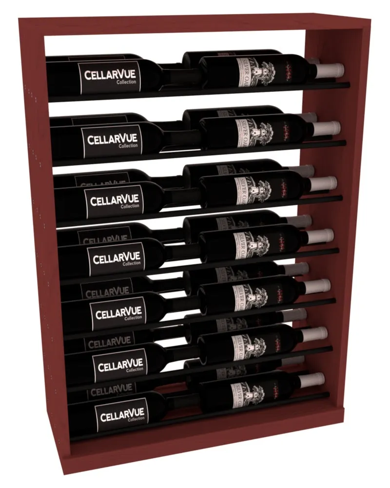 InstaCellar - 26" Horizontal Base Display - Black Metal Rods