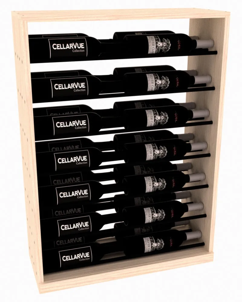 InstaCellar - 26" Horizontal Base Display - Black Metal Rods