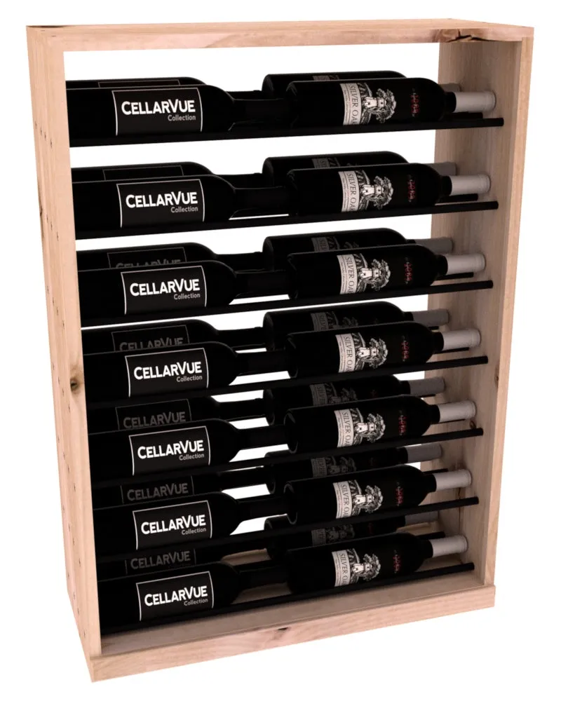 InstaCellar - 26" Horizontal Base Display - Black Metal Rods