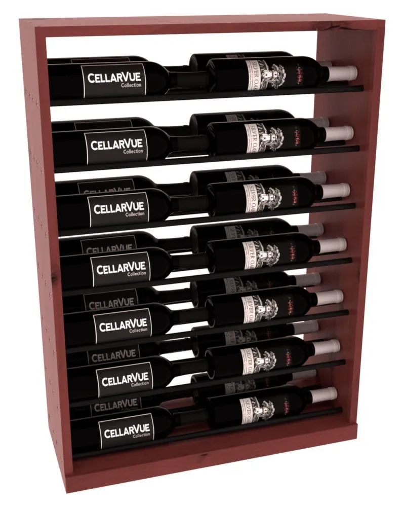 InstaCellar - 26" Horizontal Base Display - Black Metal Rods