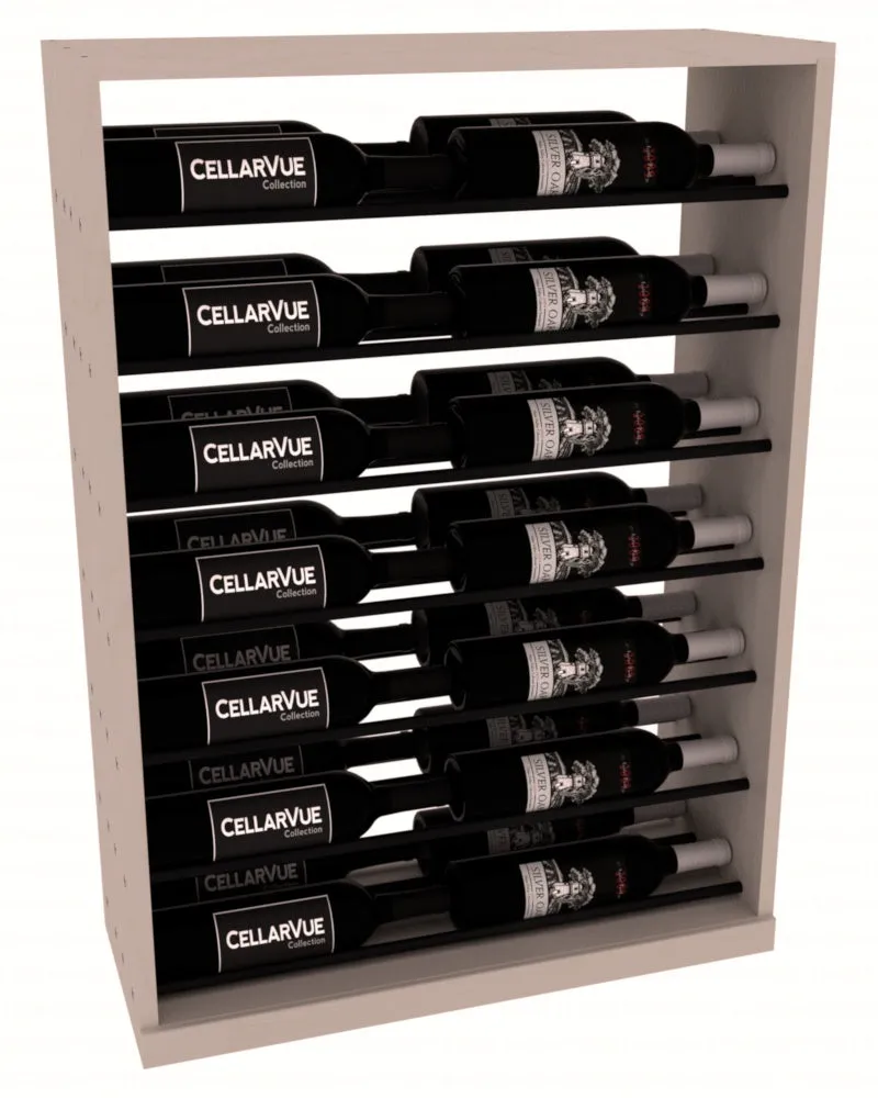 InstaCellar - 26" Horizontal Base Display - Black Metal Rods