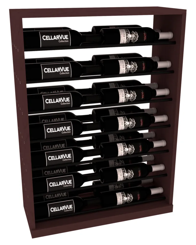 InstaCellar - 26" Horizontal Base Display - Black Metal Rods