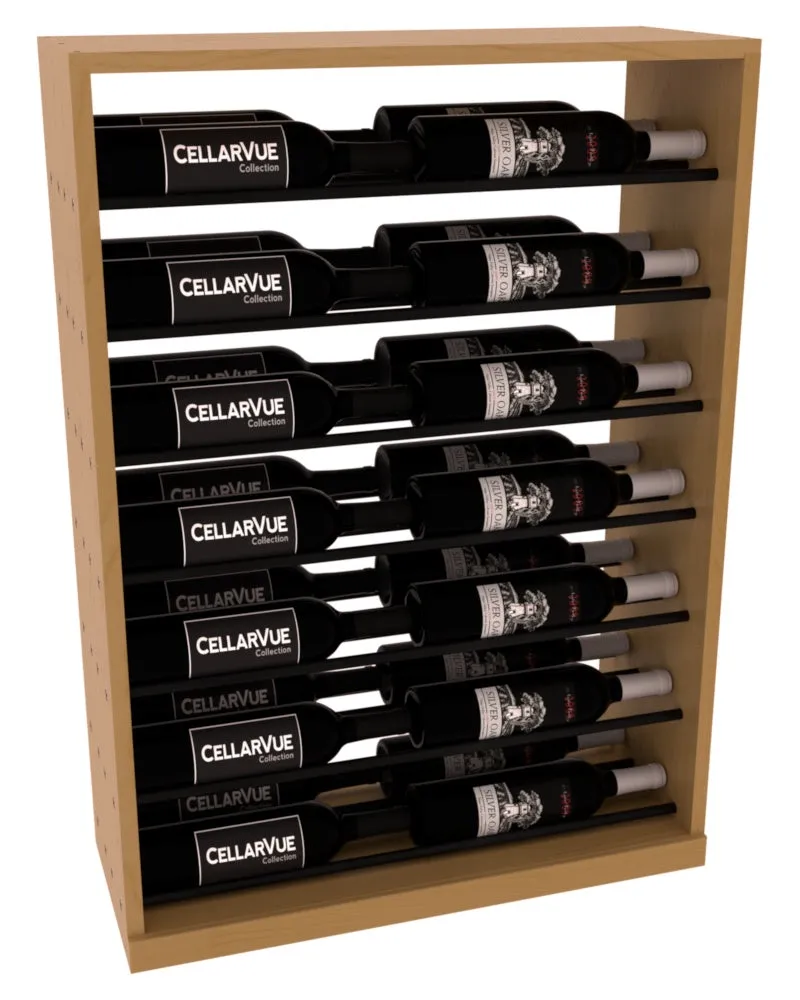 InstaCellar - 26" Horizontal Base Display - Black Metal Rods