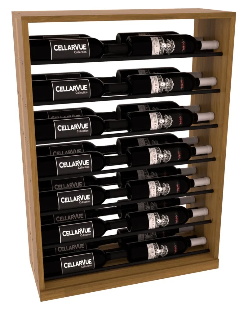 InstaCellar - 26" Horizontal Base Display - Black Metal Rods