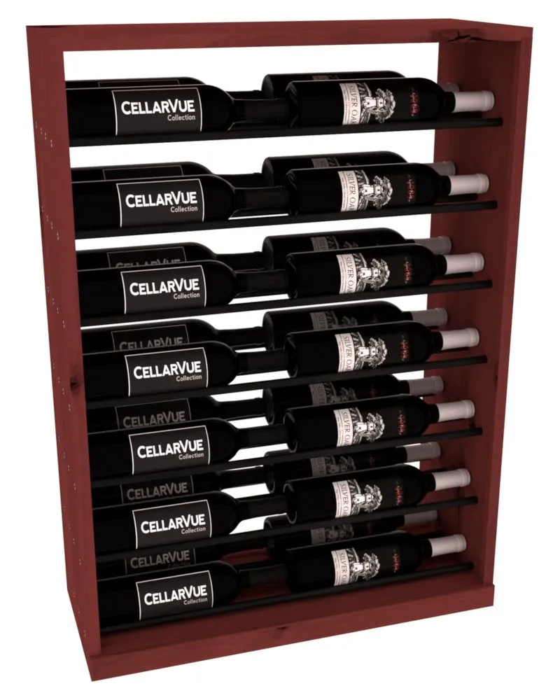 InstaCellar - 26" Horizontal Base Display - Black Metal Rods