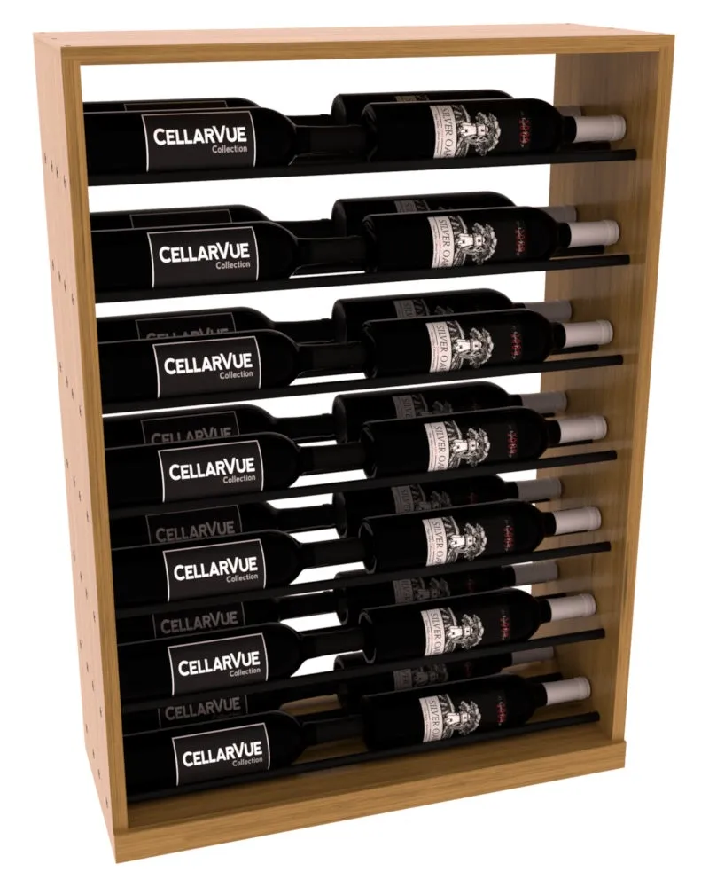 InstaCellar - 26" Horizontal Base Display - Black Metal Rods