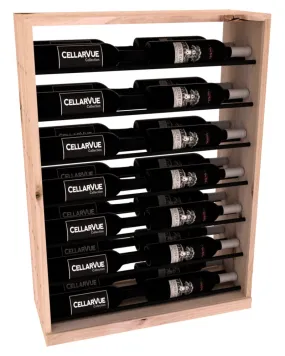 InstaCellar - 26" Horizontal Base Display - Black Metal Rods