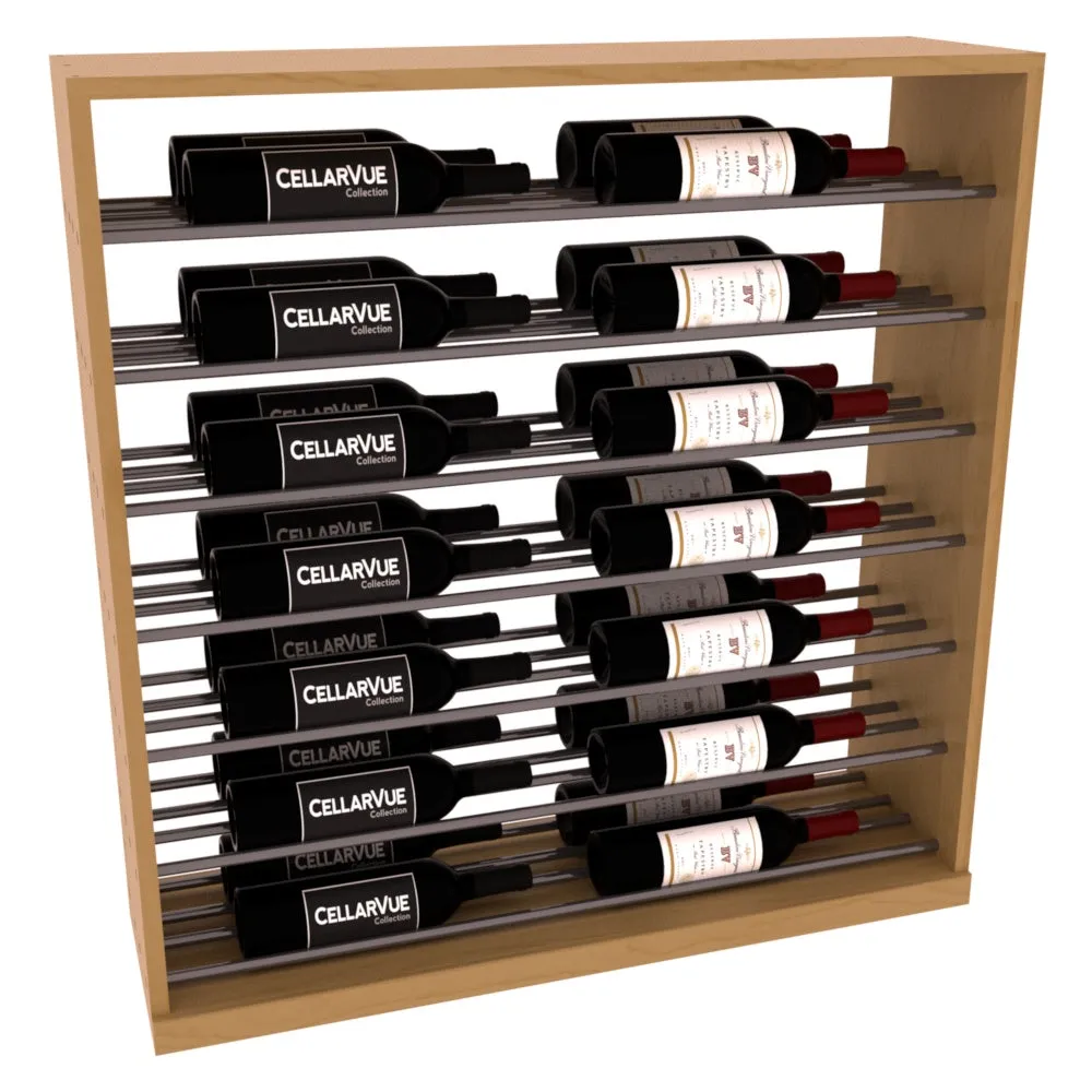 InstaCellar - 35" Horizontal Base Display - Gunmetal Rods
