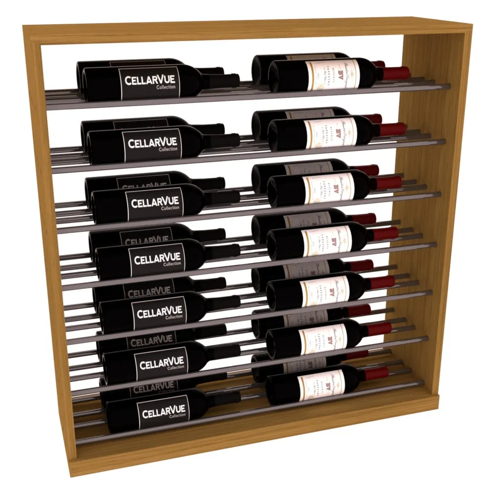 InstaCellar - 35" Horizontal Base Display - Gunmetal Rods