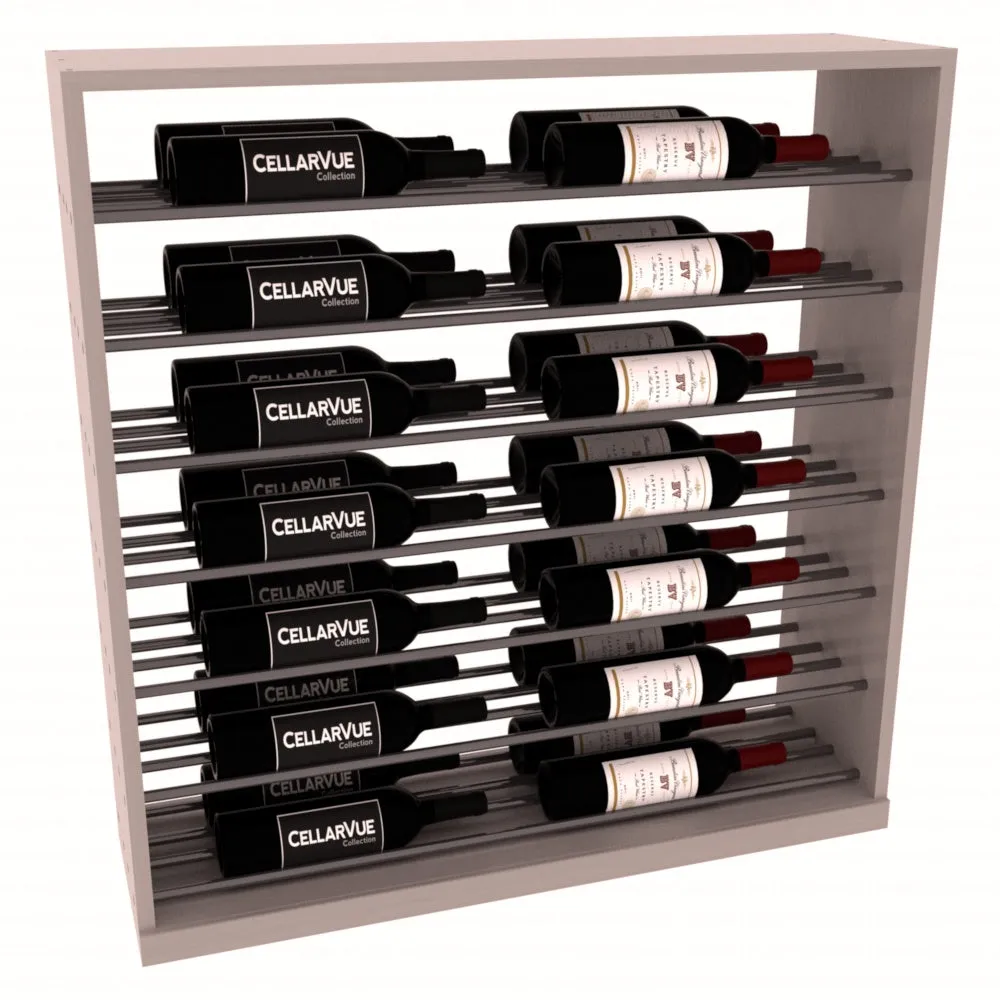 InstaCellar - 35" Horizontal Base Display - Gunmetal Rods
